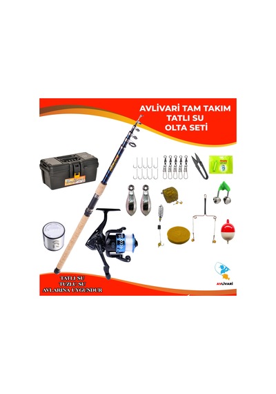 Albastar Celtic 300 Cm 100-300 Gr - Avlivari Ecco 5000 Olta Makinası Tam Takım Tatlı Su Olta Seti-9608