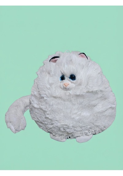 Pelul Oyuncak Obez Kedi 40 Cm Beyaz