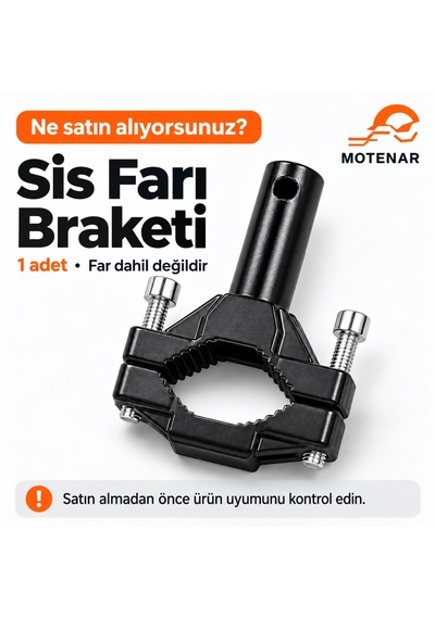 Motenar Motosiklet Sis Farı Braketi Montaj Ayağı 1 Adet