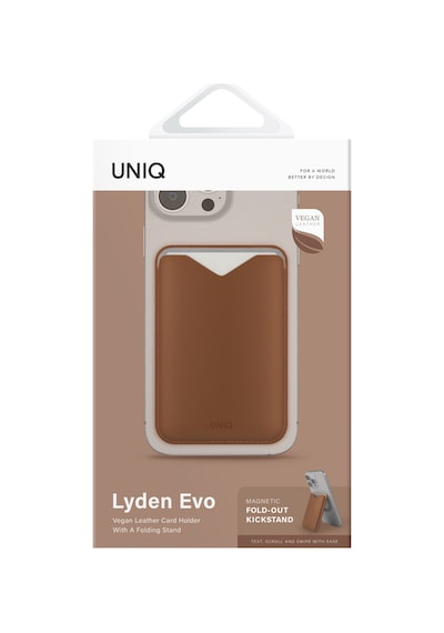 Apple Uyumlu iPhone 17 / 16 / 15 Seriler İle Kartlık Lyden Evo Cüzdan İnce Tasarım Standlı Magsafe Özellik