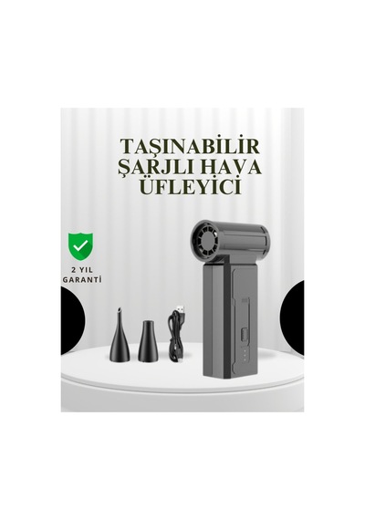 Taşınabilir Şarjlı Güçlü Hava Üfleme Aleti Çok Yönlü Kullanım - Hs08372442-4950 Renkli