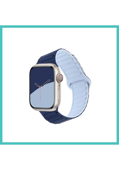 Ny Joy Watch Ultra 49mm Armor Manyetik Kordon - Açık Mavi Nyjoybz