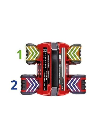 Orijinal Şarj Cihazı Power X-quattrocharger 4a Power X-change Li-ıon, 18 V, Aynı Anda 2 X 2 Akü Şarjı, Akü Takib
