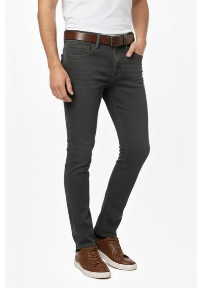 Erkek Silim Fit Jeans Model Pantolon 310 Bgl-st04976 Füme