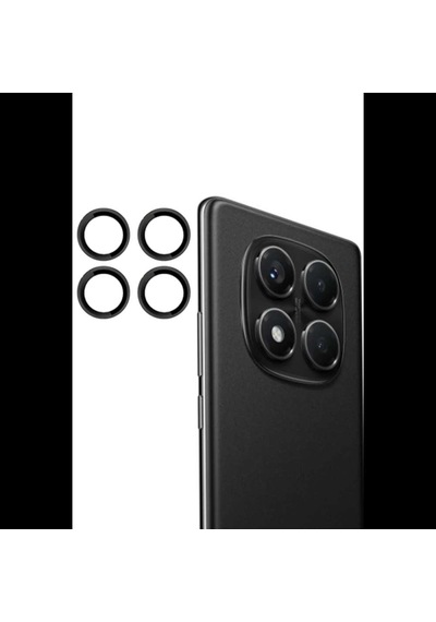 Redmi Note 14 Pro 4g Pvd Metal Kamera Lens - Siyah Diğer