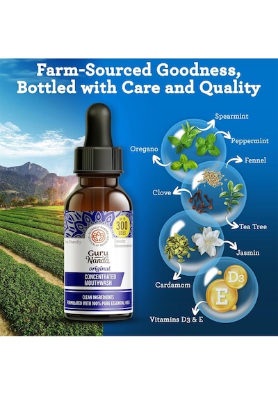 Gurunanda Original Wild Mint Flavor Konsantre Ağız Bakım Suyu 59ml