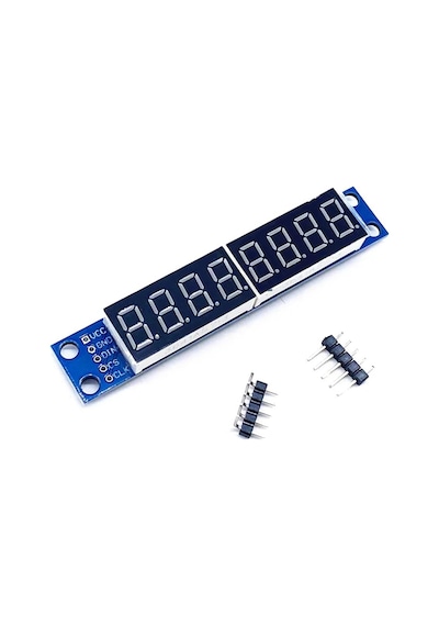 Max7219 8 Bit Hane Kırmızı 7 Segment Ekran 0.36 İnch Saat Seri Haberleşme Dijital Gösterge Display Alarm 8 Dijit A Genel