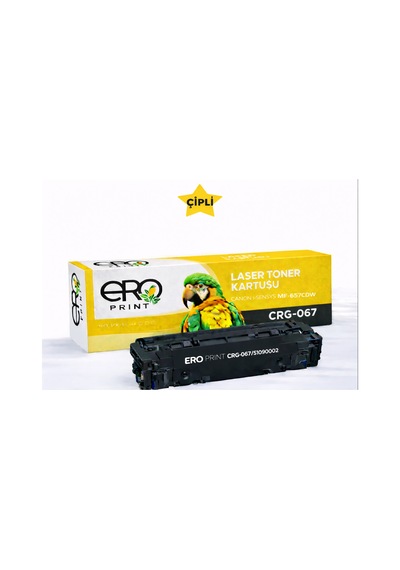Canon Mf 657cdw Uyumlu Toner - 1350 Sayfalık - Çipli Sarı Toner