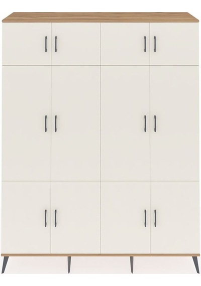 Hyperion Gardrop 10 Raflı 12 Kapaklı 2 Askılı 176x44x221 Çam-aytaşı Aytaşı Hyperion Gardrop 10 Raflı 12 Kapaklı 2 Askılı 176x44x221 Çam-aytaşı Aytaşı
