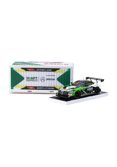 Tarmac Works 1/64 Mercedes-amg Gt3 Gt World Challenge Asia 2025 - Beijing Season Finale Craft-bamboo Racing 77 With Container Std Tarmac Works 1/64 Mercedes-amg Gt3 Gt World Challenge Asia 2025 - Beijing Season Finale Craft-bamboo Racing 77 With Container Std