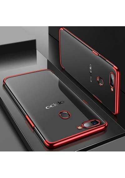 Oppo A5S Kamera Korumali Köseleri Renkli Seffaf Silikon Kilif 414505782