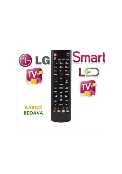 LG Uyumlu Smart Tv Kumandası Smart 3D Tuslu