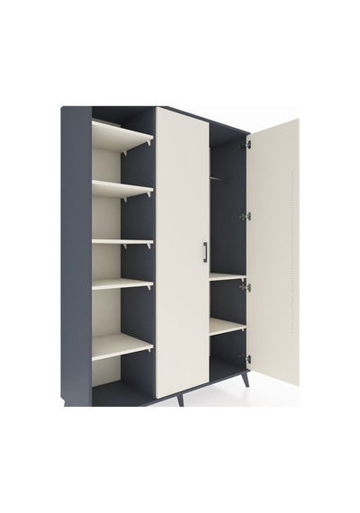 Hyperion Dolap 7 Raflı 2 Kapaklı Tek Askılı 132x44x195 Antrasit-aytaşı/aytaşı Aytası/aytası - Antrasıt Hyperion Dolap 7 Raflı 2 Kapaklı Tek Askılı 132x44x195 Antrasit-aytaşı/aytaşı Aytası/aytası - Antrasıt