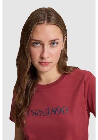 U.S. Polo Assn. U.s. Polo Assn. Kadın Vişne Tişört 50323462-vr223