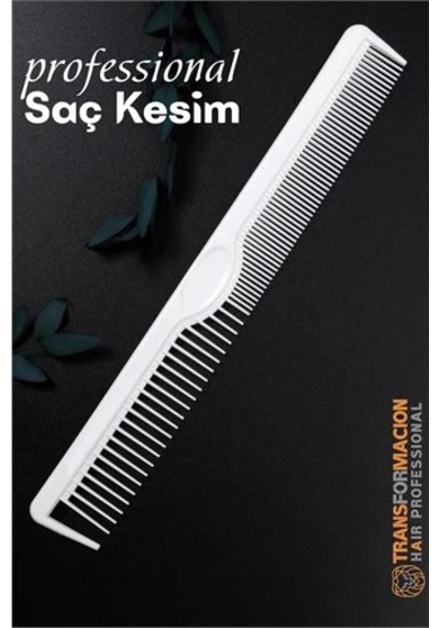 Mey İthalat Profesyonel Kesim Tarağı - Antistatik Karbon Berber & Kuaför Tarağı 21 Cm 721791 Belirtilmemiş