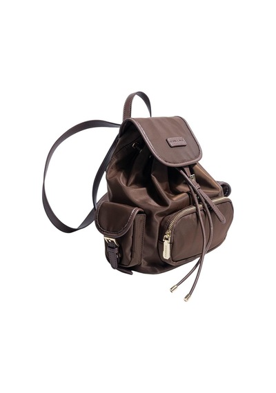 Silver Polo Sp1207 Kadın Sırt Çantası Saten Kahve-kahve