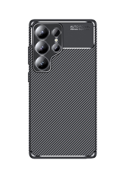 Zore Galaxy S25 Ultra Uyumlu Kılıf Nvth Negro Silikon Kapak-siyah