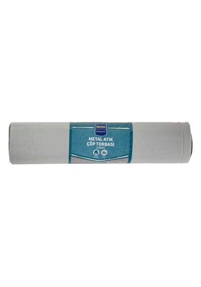Metro Professıonal Gri Çöp Torbası 80x110 Cm 10 Adet 40 Mikron Sağlam 3'li Ekonomik Paket - 3 A Tarı
