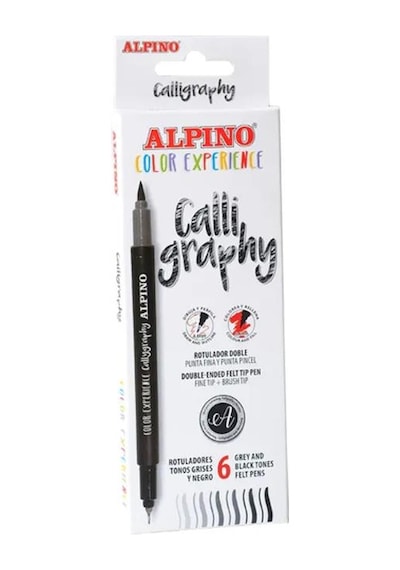 Alpino Color Experience Calligraphy Set Çift Yönlü 6lı