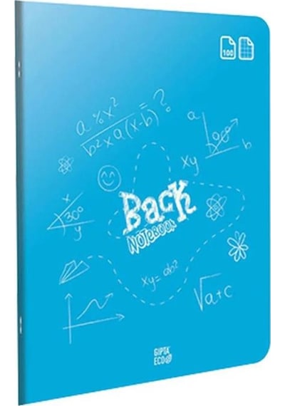 Gıpta Back Defter Tel Dikiş Plastik Kapak A5 40 Yaprak Çizgili Çok Renkli