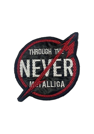 Zepplin Giyim Metallica Through The Never Siyah Patch Yama