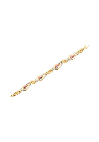 Tektaş - Altın 14 Ayar Hollow Bileklik N11.2582 Sarı Altın