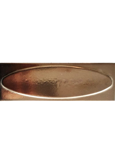 Armada Çini 7x21 Cm Elips Bronz Çini Seramik