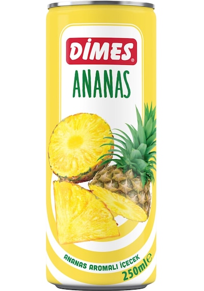 Dimes Ananas Aromalı İçecek 250 Ml X 12 Adet