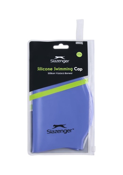 Slazenger Yüzücü Bonesi Silikon Sn00 Royal Pvc Zipper Bag Açık Mor