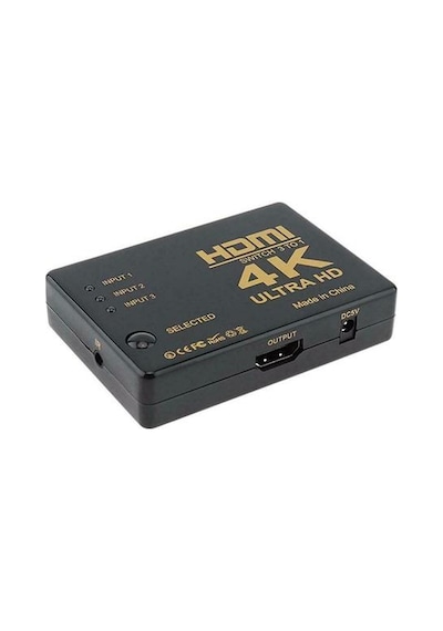 4K Ultra Hd Ir Alıcılı Kumandalı Hdmi Çoklayıcı 3 In 1 Switch