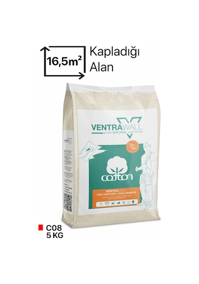 Ventrawall Dekoratif Krem Duvar Kaplaması 5kg