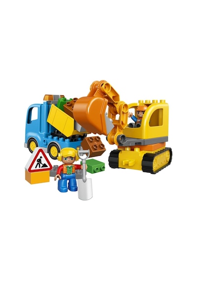 LEGO® Duplo 10812 Kamyon ve Paletli Kazıcı 26 Parça
