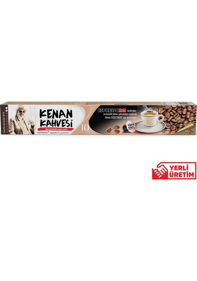 Espressomm Kenan Kahvesi Kapsül Kahve Nespresso® Uyumlu 10'lu