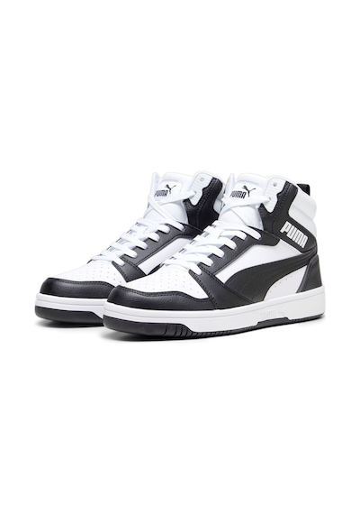Puma Rebound V6 Bilekli Unısex Spor Ayakkabı 39232601 Beyaz - Siyah