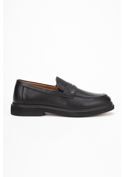 Fame Step Hakiki Deri Erkek Loafer Mokasen Klasik Ayakkabı Comfort Prato Siyah