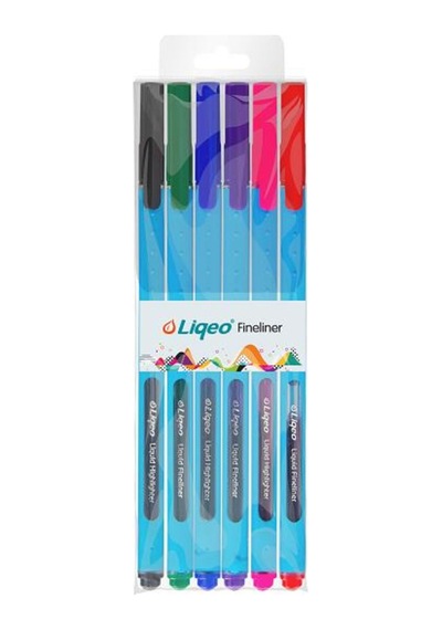 Fınelıner Kalem 6 Lı F-8027-6pvc 1 Adet Diğer
