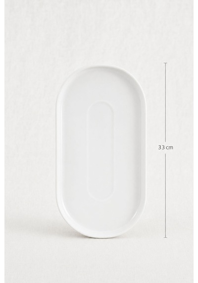 Pure Royal Tabak - 33 Cm Beyaz
