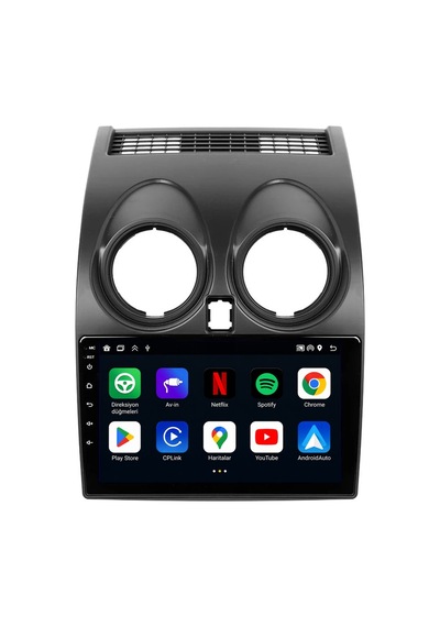 Nissan Qashqai Android Multimedya 2007-2013 Carplay Android Auto Navigasyon Kameralı 4gb Ram 32gb 9"
