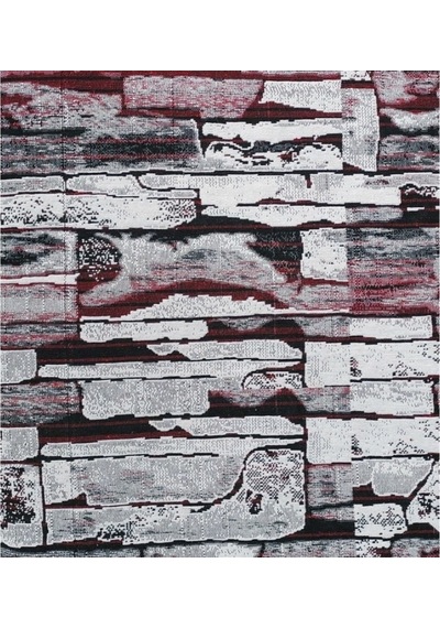 2li Polo Life Savan Pamuklu Halı Örtüsü 170x245 -taş Desen Bordo Bordo
