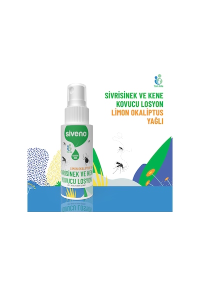 Siveno Sivrisinek ve Kene Kovucu Sprey Krem 50 ML