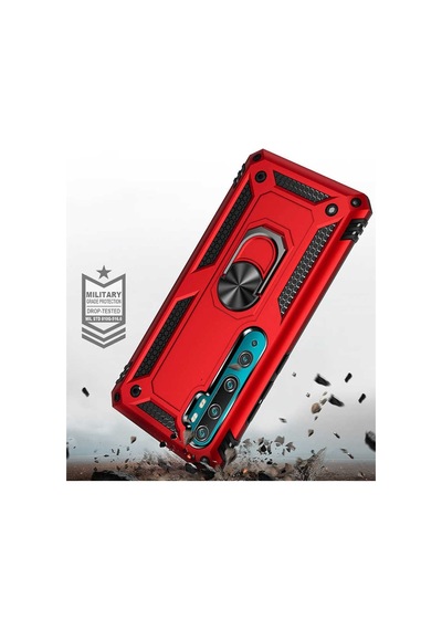 Xiaomi Mi Note 10 Lite Kilif Zirhli Miknatisli Standli Tank Kapak 392712075