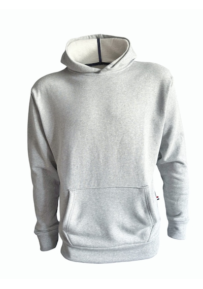 Coupon Kapüşonlu Sweatshirt - Gri Melanj Gri Melanj