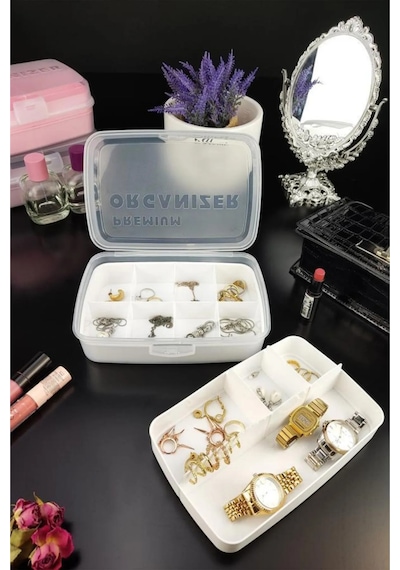 Premium Organize Kutu 12 Bölmeli 2 Lt Beyaz