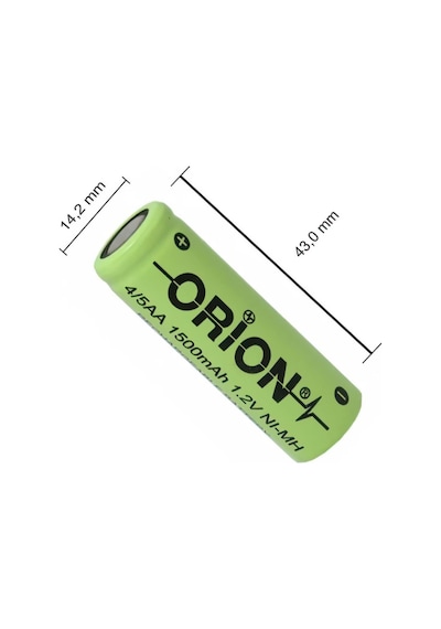 Orion 1500 mAh 1.2 V 4/5AA Ni-MH Şarj Edilebilir Pil