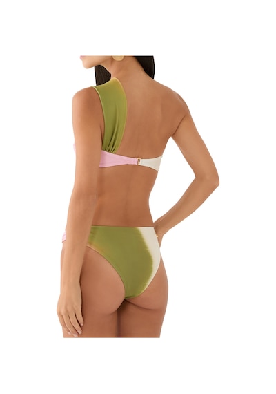 Baobab Swimwear Şık Tek Omuzlu Bikini Üstü Yeşil