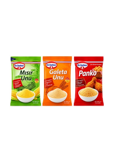 Çıtır Lezzet 3 Lü Avantaj Seti Panko + Galeta Unu + Mısır Unu 200 G X 3 - 905814497