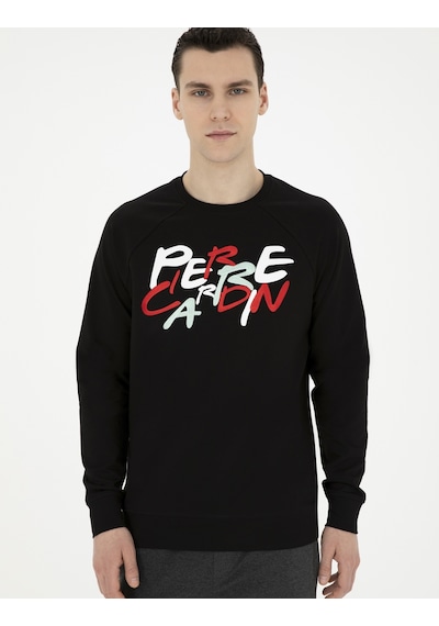 Pierre Cardin Erkek Siyah Sweatshirt 50285538-vr046 Siyah