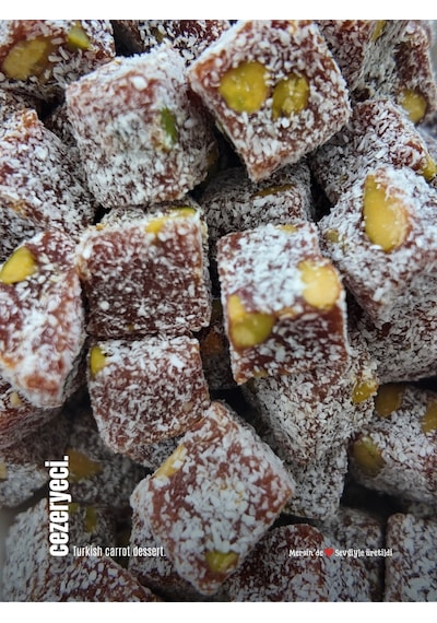 Cezeryeci Antep Fıstıklı Küp Cezerye 250 G