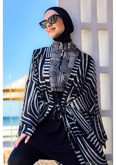 Remsa Mayo Remsa Tesettür Mayo Üzerine Tek Kaftan Kimono Pareo Siyah02 Rp032 Labire Siyah02 Remsa Mayo Remsa Tesettür Mayo Üzerine Tek Kaftan Kimono Pareo Siyah02 Rp032 Labire Siyah02