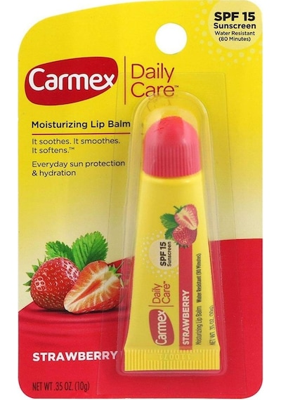 Carmex SPF15 Çilekli Dudak Bakım Kremi 10 G